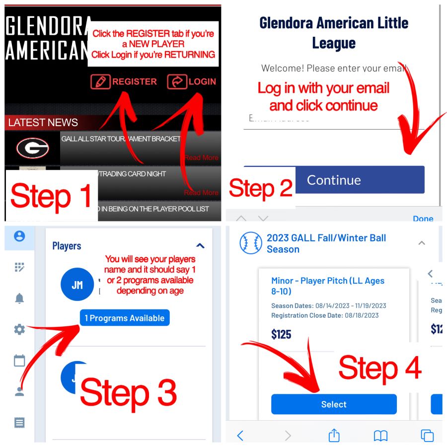 Glendora American Little League > Home